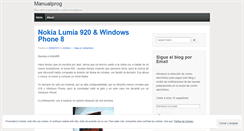 Desktop Screenshot of manualprog.wordpress.com