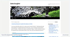 Desktop Screenshot of lukeclougher.wordpress.com