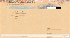 Desktop Screenshot of magdaempreendimentos.wordpress.com