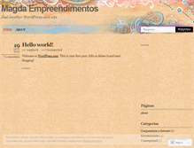 Tablet Screenshot of magdaempreendimentos.wordpress.com