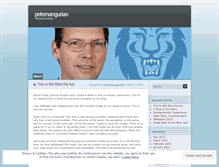 Tablet Screenshot of petemangurian.wordpress.com