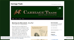 Desktop Screenshot of carriagetradeinsl.wordpress.com