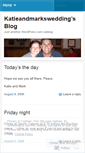 Mobile Screenshot of katieandmarkswedding.wordpress.com