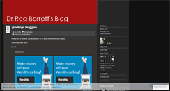 Desktop Screenshot of drregbarrett.wordpress.com