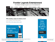 Tablet Screenshot of legendsplay.wordpress.com