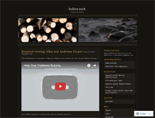 Tablet Screenshot of bulliessuck.wordpress.com