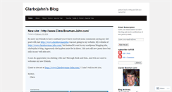 Desktop Screenshot of clarbojahn.wordpress.com