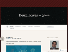 Tablet Screenshot of deuxrives68.wordpress.com