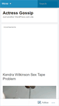Mobile Screenshot of actressgossip.wordpress.com