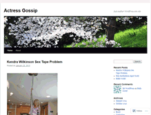 Tablet Screenshot of actressgossip.wordpress.com