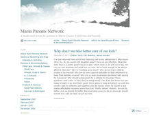 Tablet Screenshot of marinparentsnetwork.wordpress.com