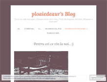 Tablet Screenshot of ploaiedeaur.wordpress.com