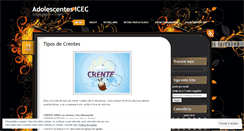 Desktop Screenshot of icecadolescentes.wordpress.com