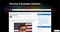 Desktop Screenshot of currenteconomicviews.wordpress.com