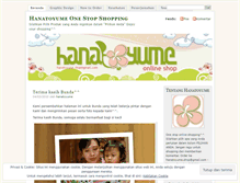 Tablet Screenshot of hanatoyume.wordpress.com