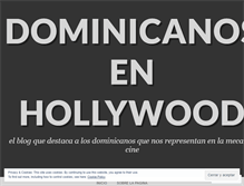 Tablet Screenshot of dominicanosenhollywood.wordpress.com