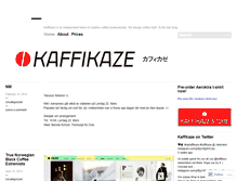 Tablet Screenshot of kaffikaze.wordpress.com