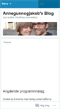 Mobile Screenshot of annegunnogjakob.wordpress.com