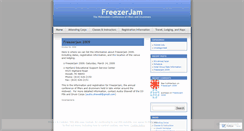 Desktop Screenshot of freezerjam.wordpress.com