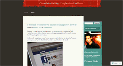 Desktop Screenshot of chetanshrine69.wordpress.com