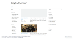 Desktop Screenshot of ididntlikeitanyway.wordpress.com