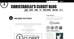 Desktop Screenshot of christabellescloset.wordpress.com