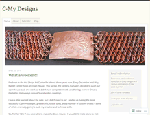 Tablet Screenshot of cmydesigns.wordpress.com