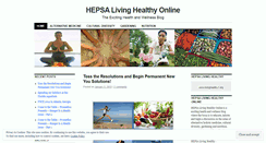 Desktop Screenshot of livinghealthyonline.wordpress.com