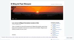 Desktop Screenshot of pepewasquez.wordpress.com