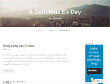 Tablet Screenshot of deliciousbday.wordpress.com
