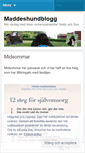 Mobile Screenshot of maddeshundblogg.wordpress.com