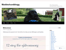 Tablet Screenshot of maddeshundblogg.wordpress.com