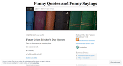 Desktop Screenshot of funnyquotes.wordpress.com