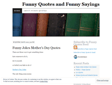 Tablet Screenshot of funnyquotes.wordpress.com