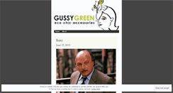 Desktop Screenshot of gussygreen.wordpress.com