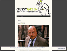 Tablet Screenshot of gussygreen.wordpress.com