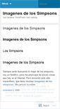Mobile Screenshot of imagenesdelossimpsons.wordpress.com