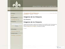 Tablet Screenshot of imagenesdelossimpsons.wordpress.com