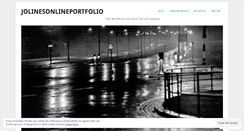 Desktop Screenshot of jolinesonlineportfolio.wordpress.com