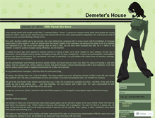 Tablet Screenshot of demetershouse.wordpress.com