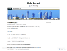 Tablet Screenshot of hala3ammi.wordpress.com
