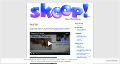 Desktop Screenshot of getskoop.wordpress.com
