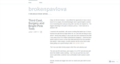 Desktop Screenshot of brokenpavlova.wordpress.com