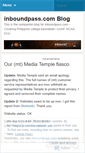 Mobile Screenshot of inboundpass.wordpress.com