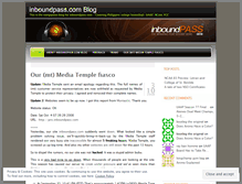 Tablet Screenshot of inboundpass.wordpress.com