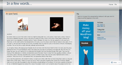 Desktop Screenshot of cain0110.wordpress.com