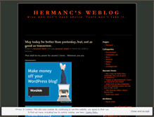 Tablet Screenshot of hermanc.wordpress.com