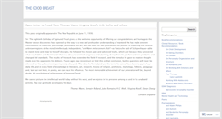 Desktop Screenshot of abelsvoice.wordpress.com