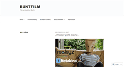 Desktop Screenshot of buntfilm.wordpress.com