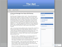 Tablet Screenshot of metchurch.wordpress.com